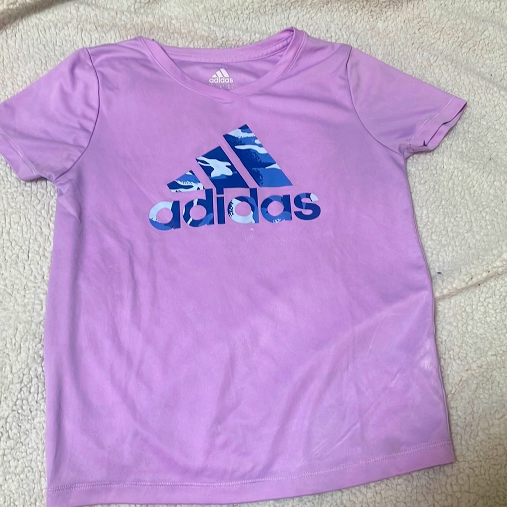 Adidas purple tshirt